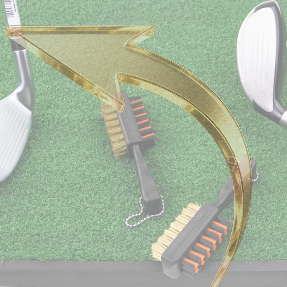 Double Sided Golf Club Groove Washing Brush Rustproof Golf Club Cleaning Brush Golf Club Groove Cleaner Brush Golf Accessories China Mainland