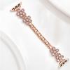 Flower Rhinestone Watch Strap for Apple Watch S1-11, Ultra 3-1, Samsung, Huawei 20/22mm