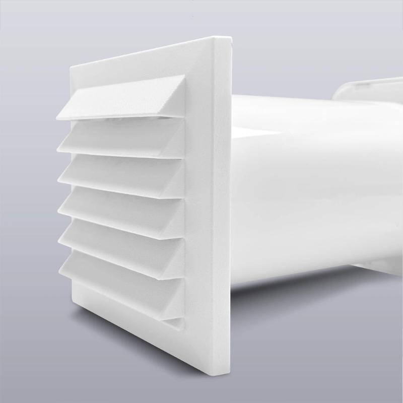 Bidirektionale Luftzirkulationsventilatoren Ausziebares Rohrdesign Eingebauter Staub- und Insektenschutz Feuchtigkeit für Innenräume