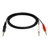 3.5Mm To Double Sound Y Cable 3.5Mm Metal Texture Suitable for Group Listening and Various Device Connectivitys