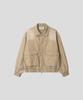 Black Moment Tencel Washed Field Pocket Zip-Up Jacket [Beige]