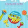 Chewable Musical Instrument Toys Hand Grip Rod Hand Bell Toys Baby Rattle  Ability Training