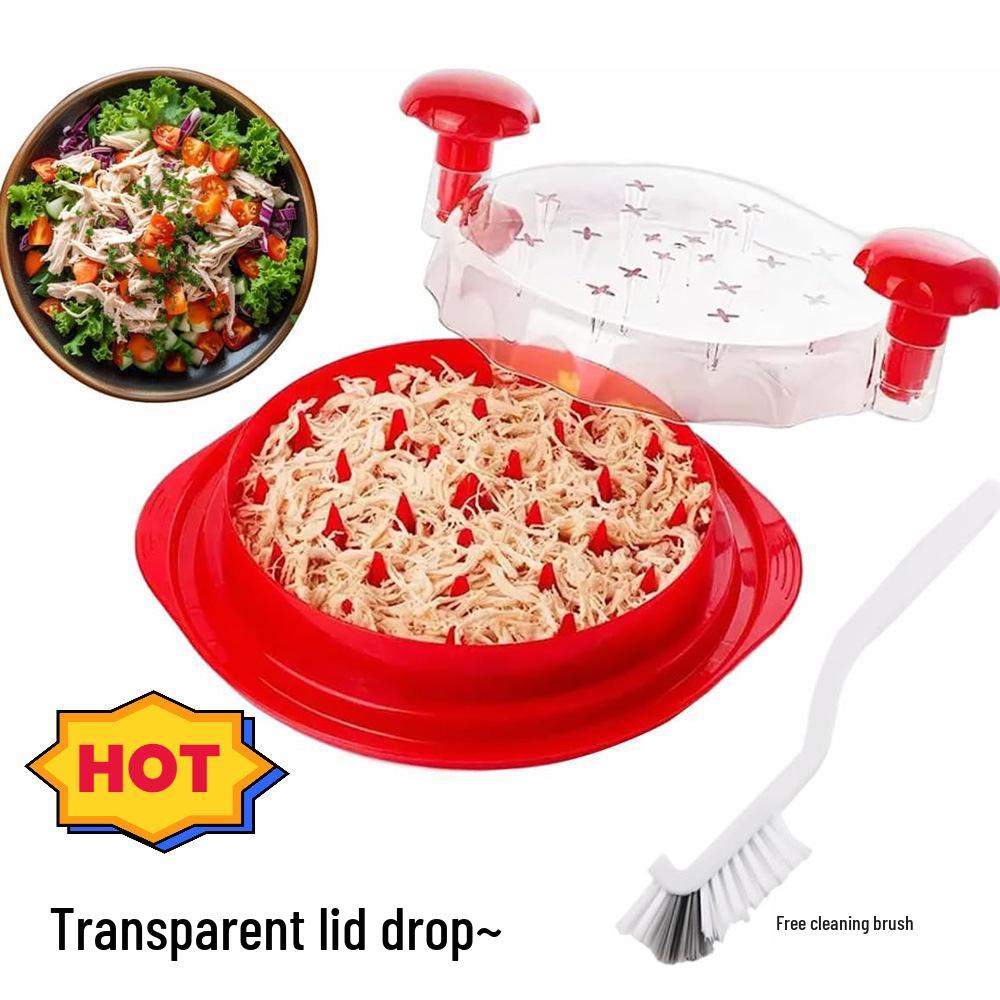 Tritacarne Petto di Pollo FF: Tritacarne e Strumento per Pappe con Coperchio Trasparente