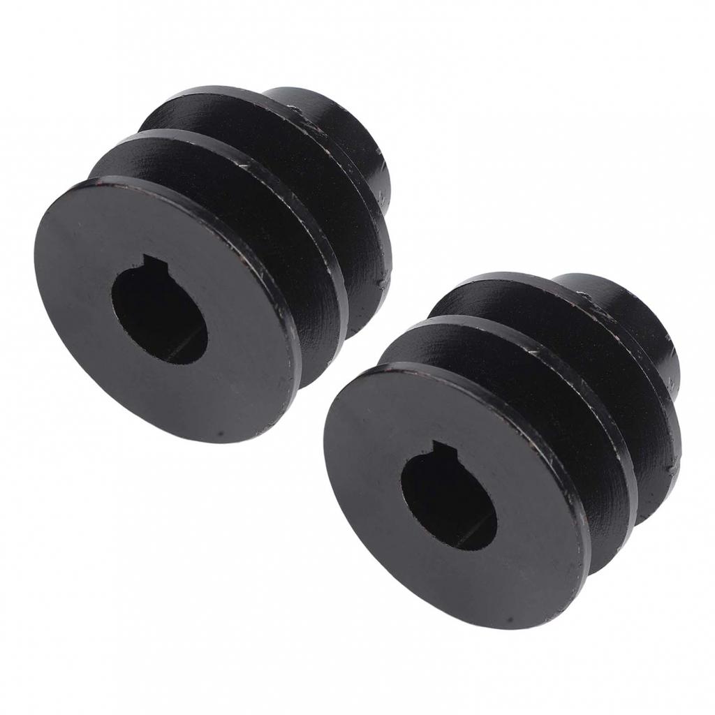 Heavy Duty 2pcs A Type V Belt Pulley Double Groove for 168F 170F Engines