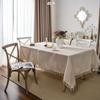Tassel Table Cloth Linen Cotton Rectangular Tablecloth for Dining Table Coffee Table Cover Wedding Decoration Tapete Mesas