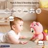 Electric Crawling Baby Doll with Sound: Head Lifting Training Toy for Early Education, 0-1 Year Olds, 6 Months+