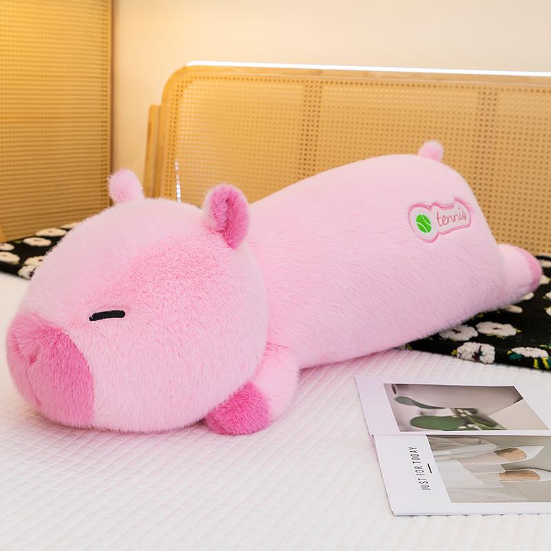 Plush Toy Capybara Pillow Cartoon Animal Stuffed Doll Bedroom Decoration Gift