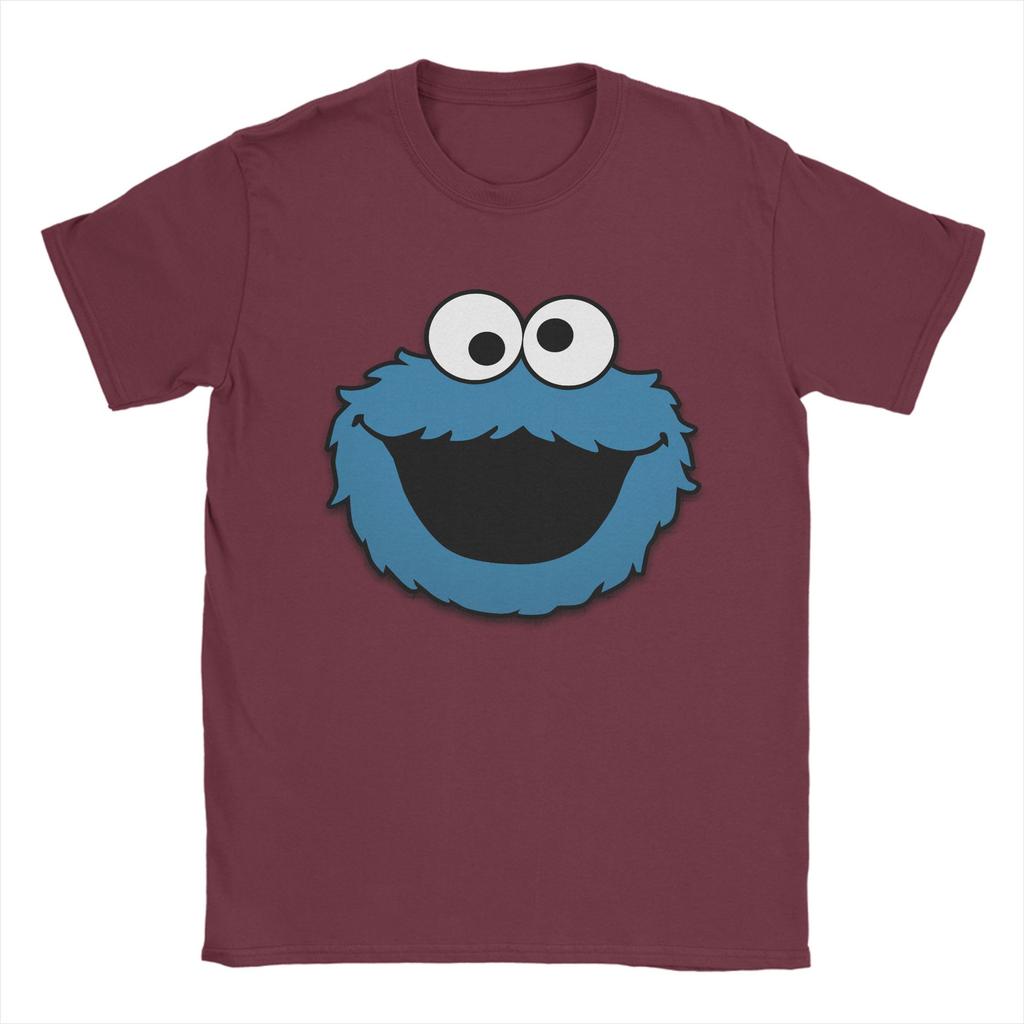 Unisex Women Cookie Monster Sesames Streets T Shirt Cartoon Cotton Clothing Novelty Short Sleeve O Neck Tees New Arrival TShirts