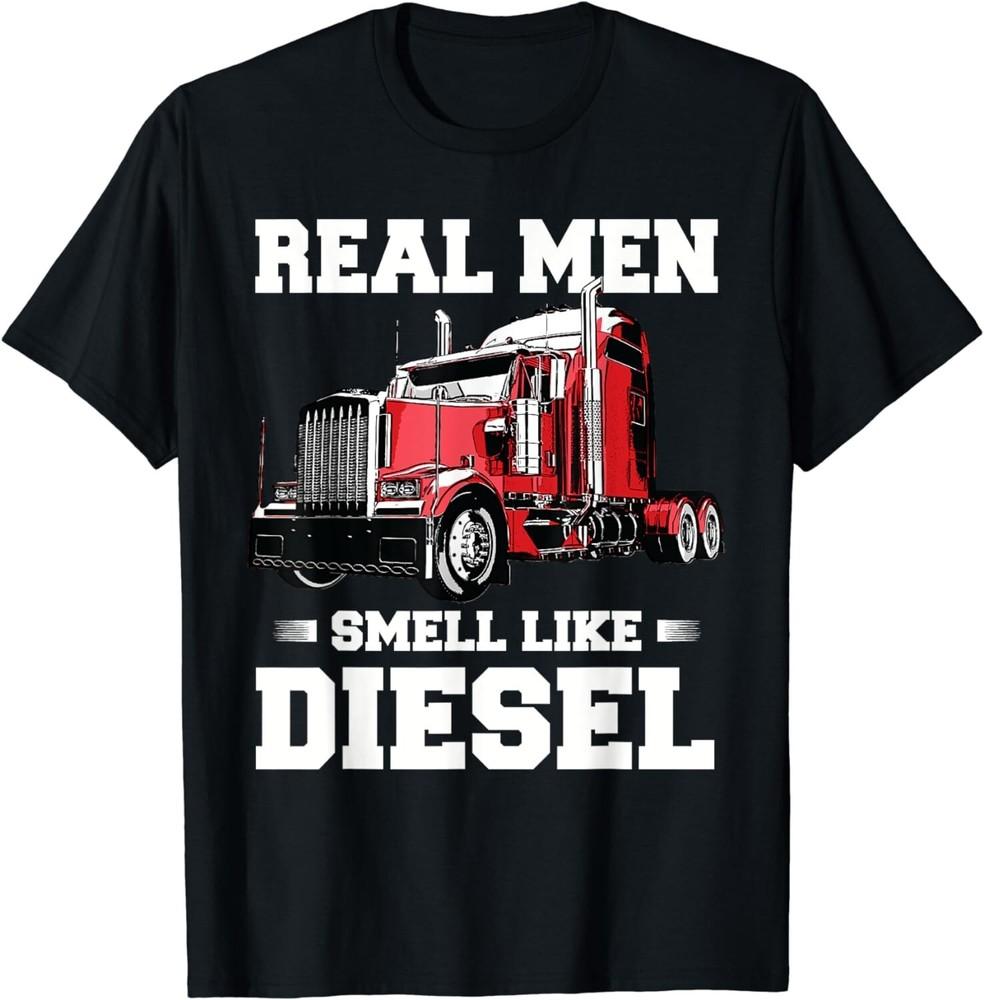Funny Trucker Gifts Men Husband Semi Trailer Truck Drive Tee Gift Unisex TShirt Unisex T-Shirt S