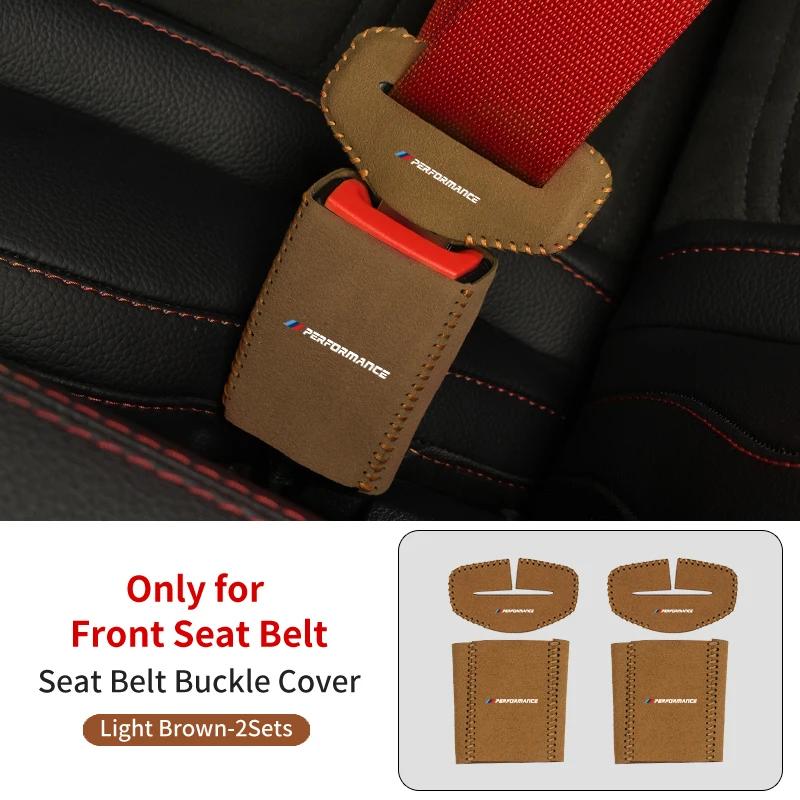 Car Sticker 2025 Hot Car Seat Belt Buckle Protective Cover Safety Belt Plug Clip Case For BMW M X1 X3 X5 X6 X7 E30 E90 M3 E84 E8
