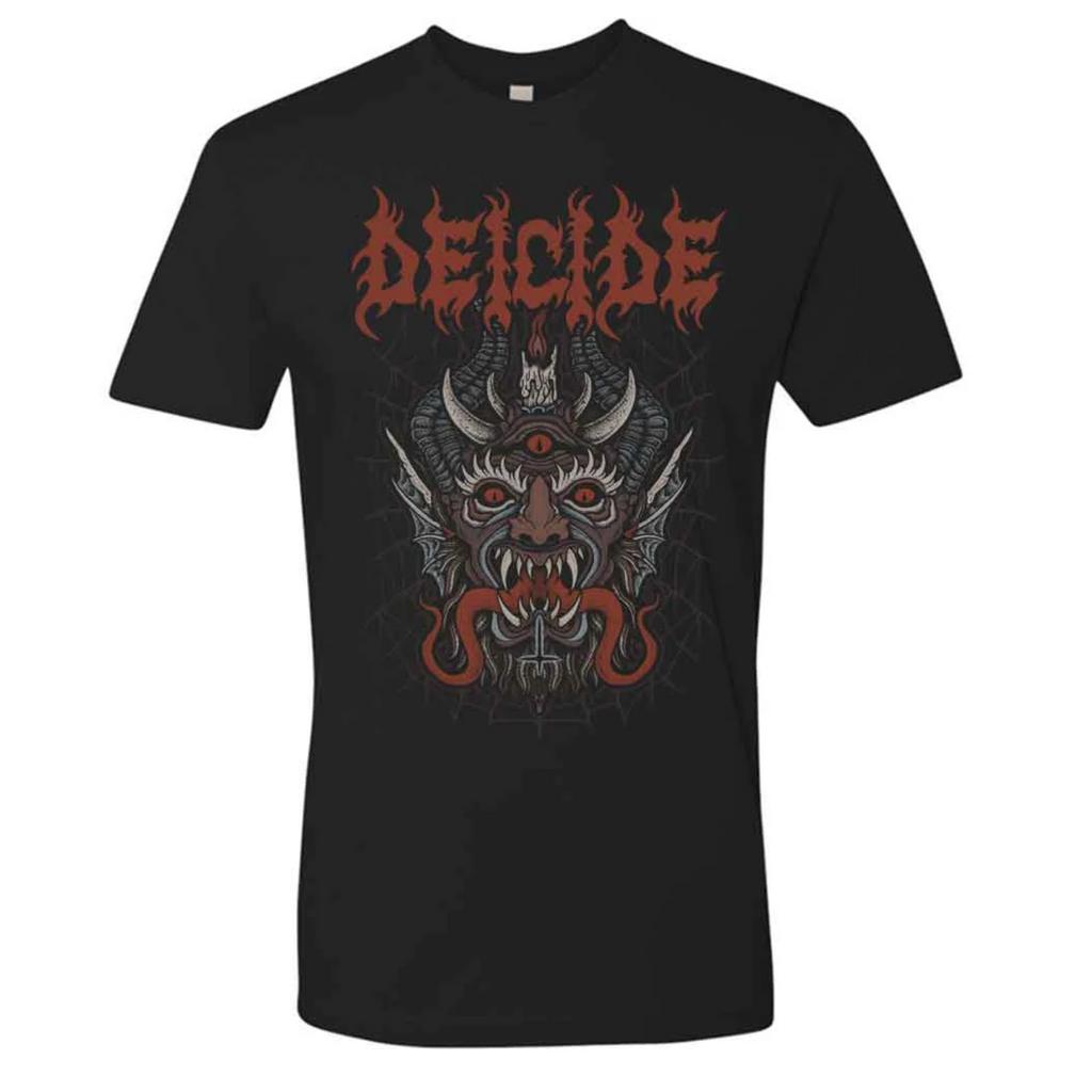 Deicide Band Graphic Cotton T-shirt Unisex Summer Short Sleeve Fashion Brand Tee Luxury Casual Vintage Retro Top