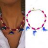 Sophisticated Freshwater Pearls Collar Necklace Adjustable Length Clavicle Chain Beaded Neckchain Ornament for Parties