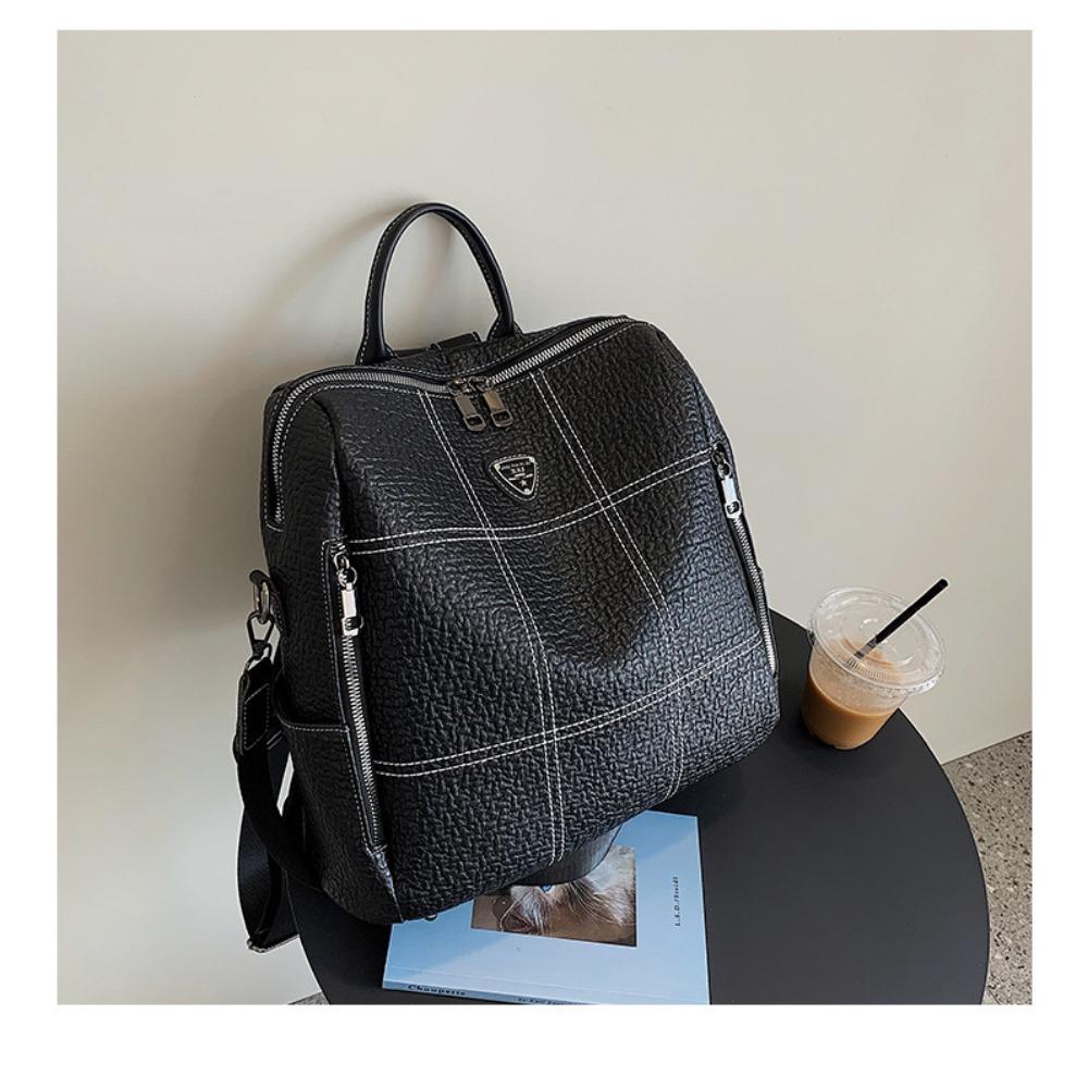 

Вместительная сумка через плечо из мягкой кожи, новая сумка, женская многофункциональная, трендовая, универсальная сумочка чёрный