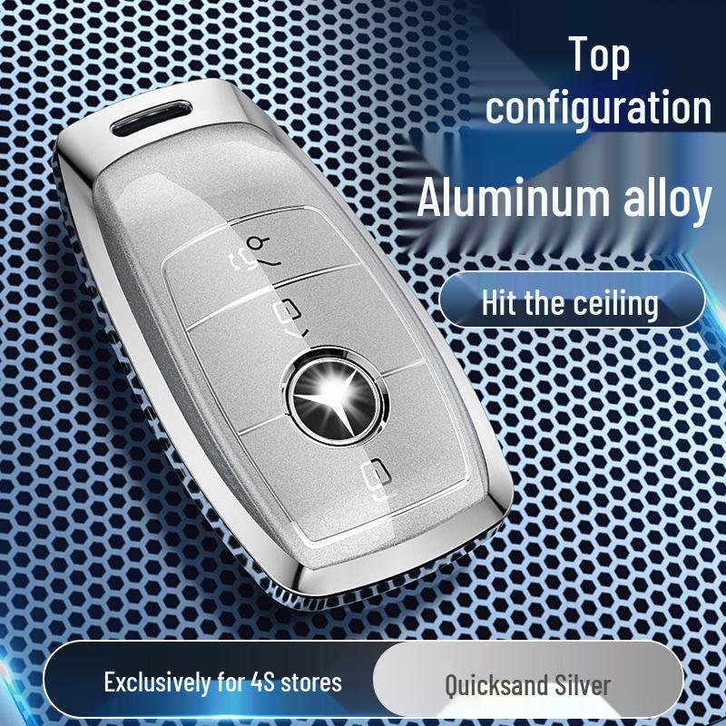 

Mercedes Key Cover: Aluminum Alloy for E300L, E260, C260L, GLC300L, S-Class