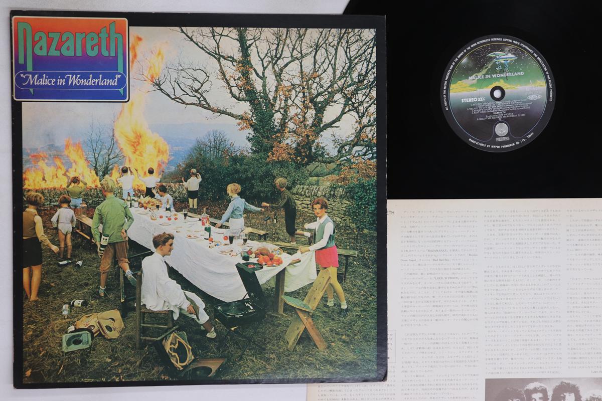 

LP Пластинка NAZARETH - Malice In Wonderland RJ7651 Vertigo 1980 Япония Рок Б/У
