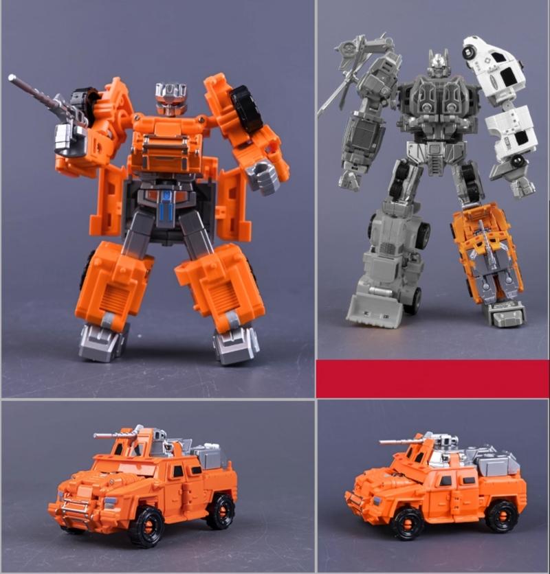 Cool Anime Devastator Toys Transformation Action Figure Robot Car Engineering Vehicle Model Box YUEXING NEW KO G1 NO Poseable Articulated Scale