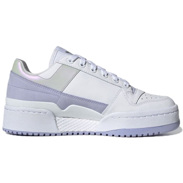 Adidas Originals Forum Bold Low Top Sneakers Women Sneakers White Purple GX5058
