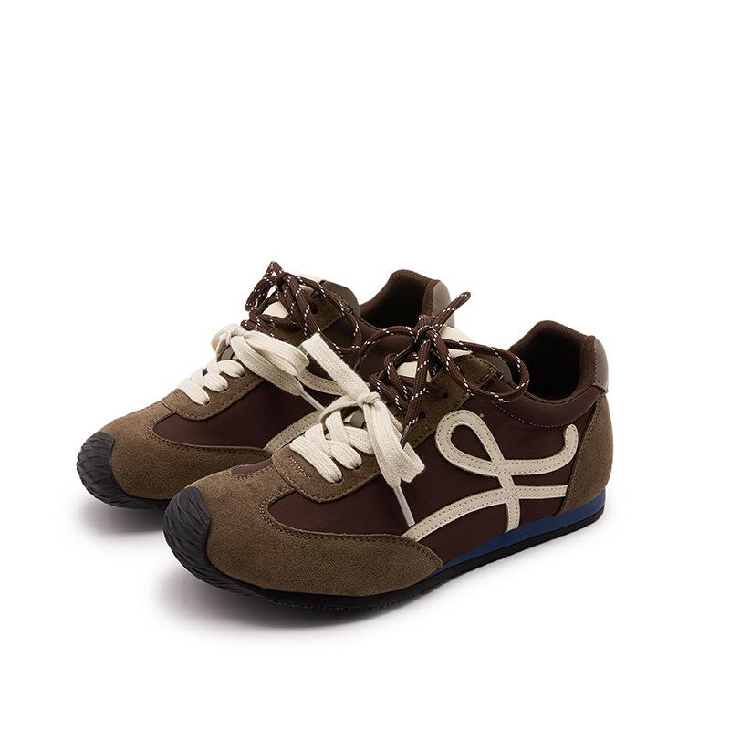 

Inner height increase leather women s versatile lightweight soft sole summer new sports and leisure women s shoes 34 кофейный