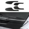 Auto 4 ks Karbonové vlákno ABS Krytky obložení panelu loketní opěrky dveří pro Honda Civic 2016 2017 2018 2019 2020 2021 Díly interiéru