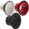 Voeecyttu Bass Drum Enhancer ABS Rubber Kick Enhancer with Port Hole Protector Microphone Hold White