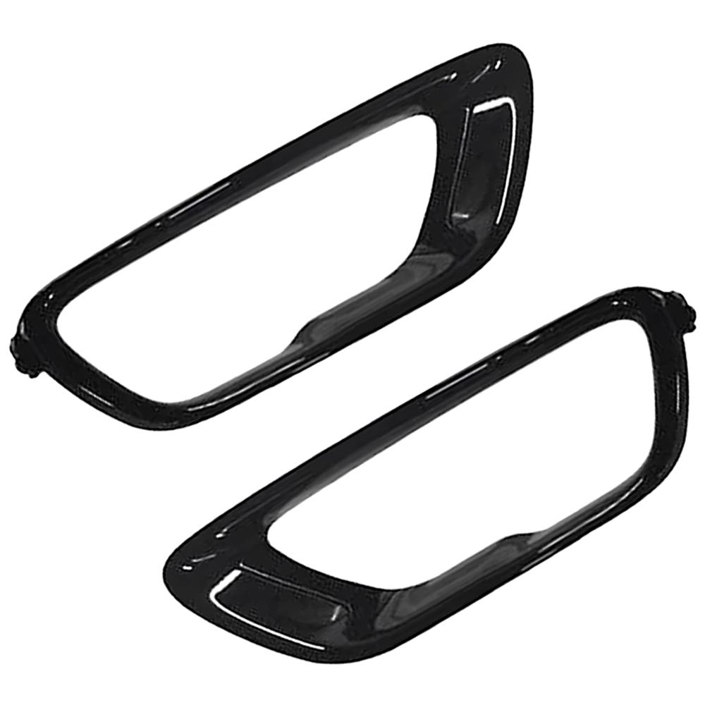 1 Pair Front Fog Light Lamp Cover Trim Left Right Black For Jeep Grand Cherokee 2017 2018    YL31TZZAA 5YL30TZZAA