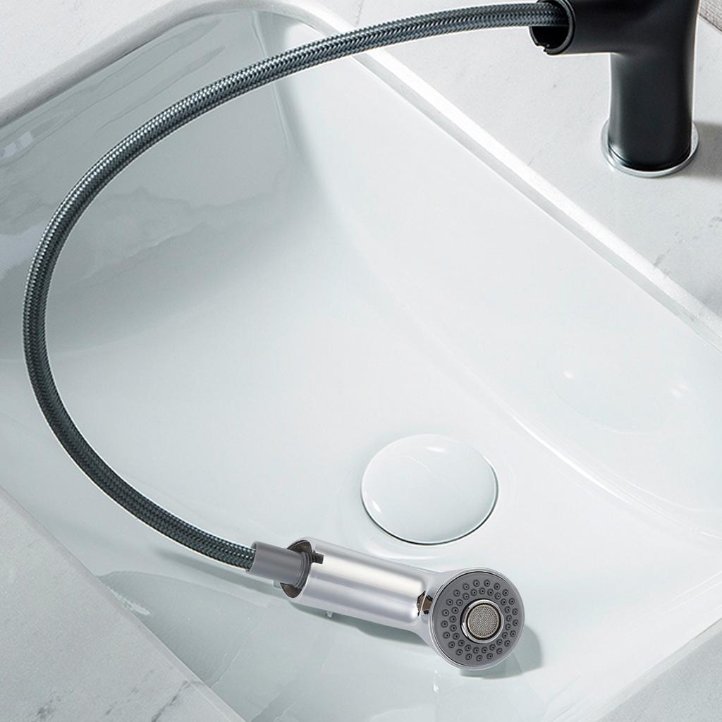 High Performance Chrome Pull Out Spray Nozzle for Zedra and For Europlus Faucets Enhanced Water Pressure Reliable Durability