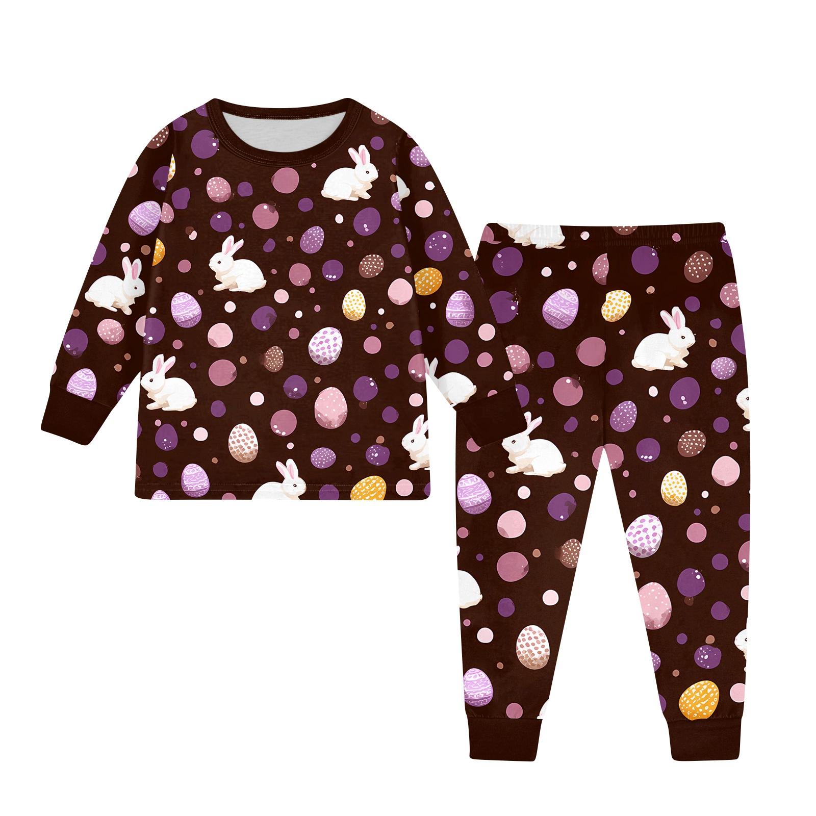 

Children s Set - Printed Cartoon Two-Piece Outfit Set For Boys And Girls 160 кофейный