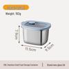 Boîte de Rangement pour Réfrigérateur et Congélateur en Acier Inoxydable 316L pour Aliments, Fruits et Légumes