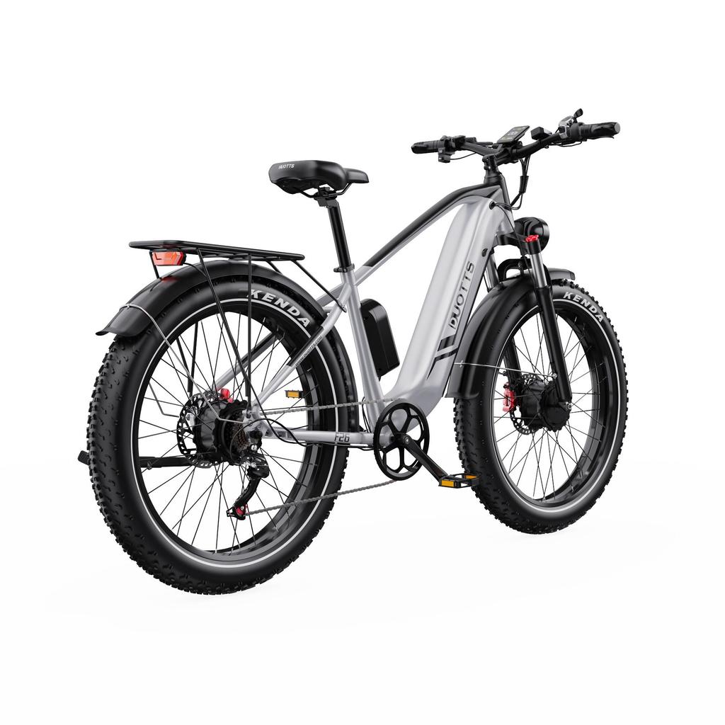 Elektrofahrrad Duotts F26, Doppelmotor 750W, 48V 20AH Akku, Höchstgeschwindigkeit 55 km/h, Reichweite 120 km, 26x4,0 Zoll Reifen