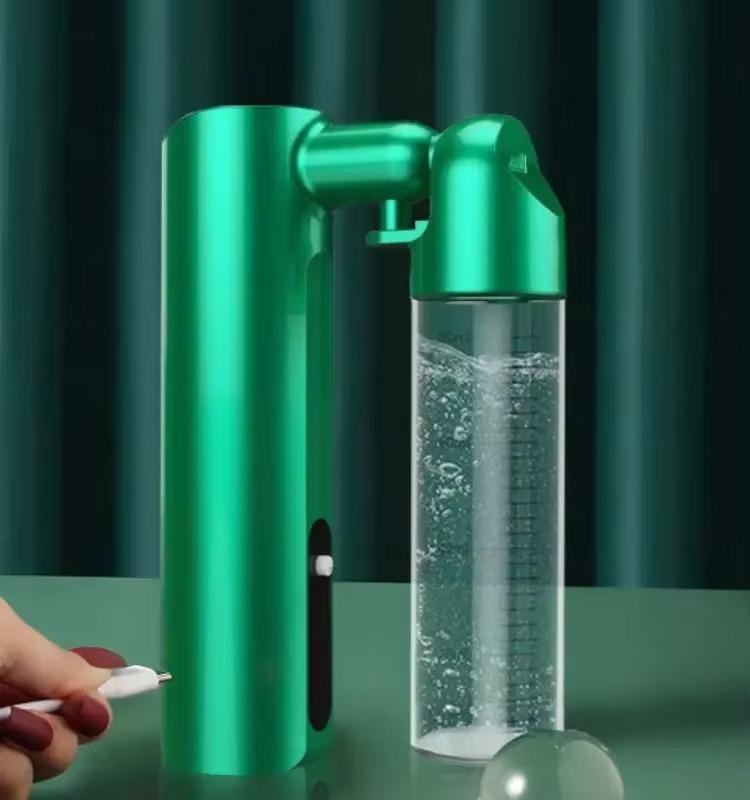 Household Handheld Blue Light Oxygen Injector Facial Hydrating Essence Cold Spray Moisturizing Humidifying Sprayer Skin Care