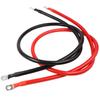 סט כבלי מצבר מהפך 8AWG 6AWG 4AWG עם מסופים 20/30/40/50/60 ס"מ כבל נחושת שזור לקרוואן חוט חיבור סולארי