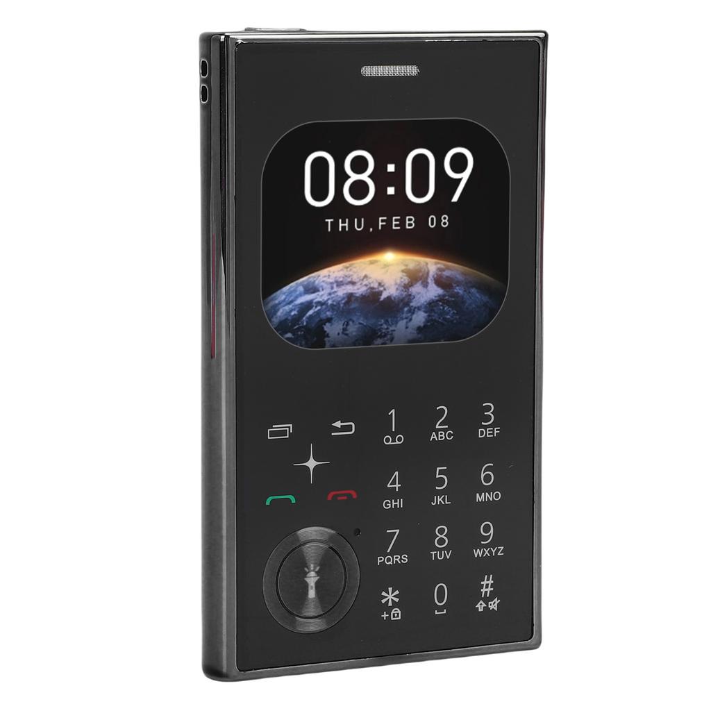2G Mobile Phone Small Unlocked Dual SIM 2.04in HD Screen for Seniors High Volume Speaker MP3 MP4 Support Bluetooth