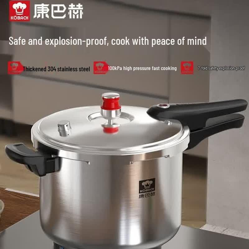 KOBACH 6L 304 Stainless Steel Universal Pressure Cooker