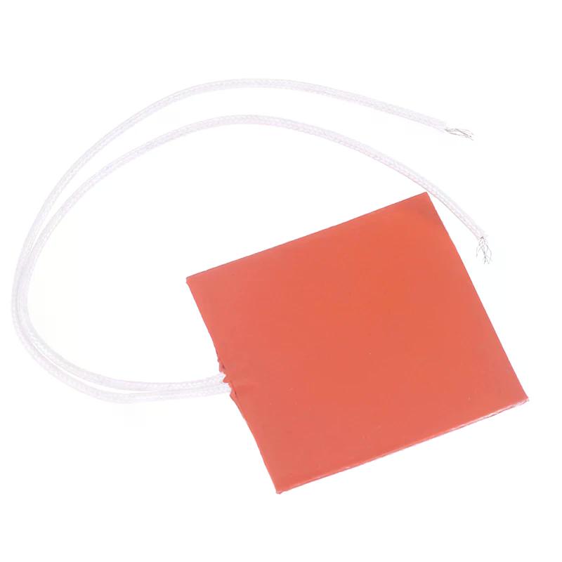 10W 12V Silikonkautschuk Heizkissen Flachheizung Band Matte Platte Wasserdicht 3D Drucker Kleber Aufkleber Klebstoff