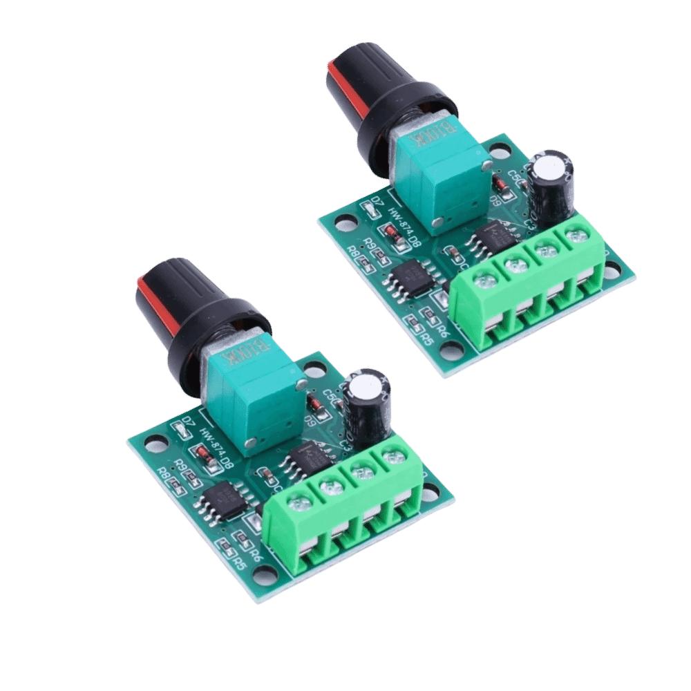 2pcs / 6pcs DC 1.8-12V Motor Speed Regulator 1803BK 1803B Low Voltage Controller For Tools