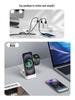 3-in-1 Foldable Wireless Charger for Huawei, Apple, Samsung Phones, Watches, and Earphones