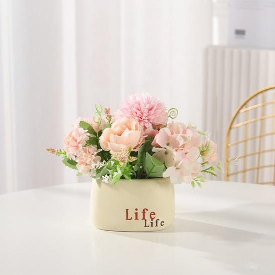 Simulation Bonsai Realistic Non-Withered Aesthetics Decorative Ins Rustic Sunflower Simulation Pot Table