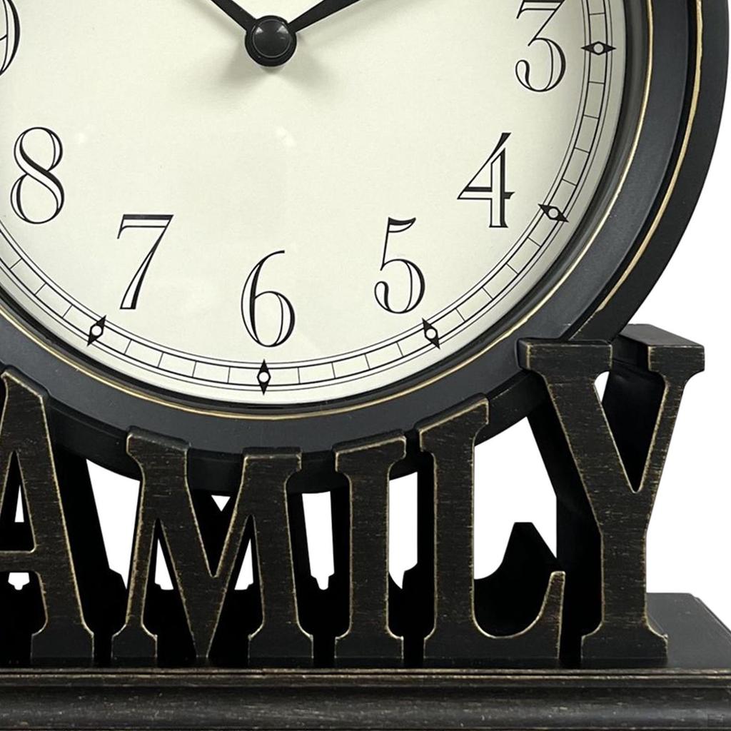 Stand Non Ticking Easy to Read Decorative Mantel Room Fireplace Office Bathroom Ornament