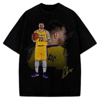 חולצת טי Luka The Don ברוכים הבאים ללוס אנג'לס LA כדורסל גרפיקה מותאמת אישית