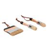 3PCS Painting Waxing Paint Brushes Scrubbing and Round Paint Brushes for Wood Furniture Home Decor