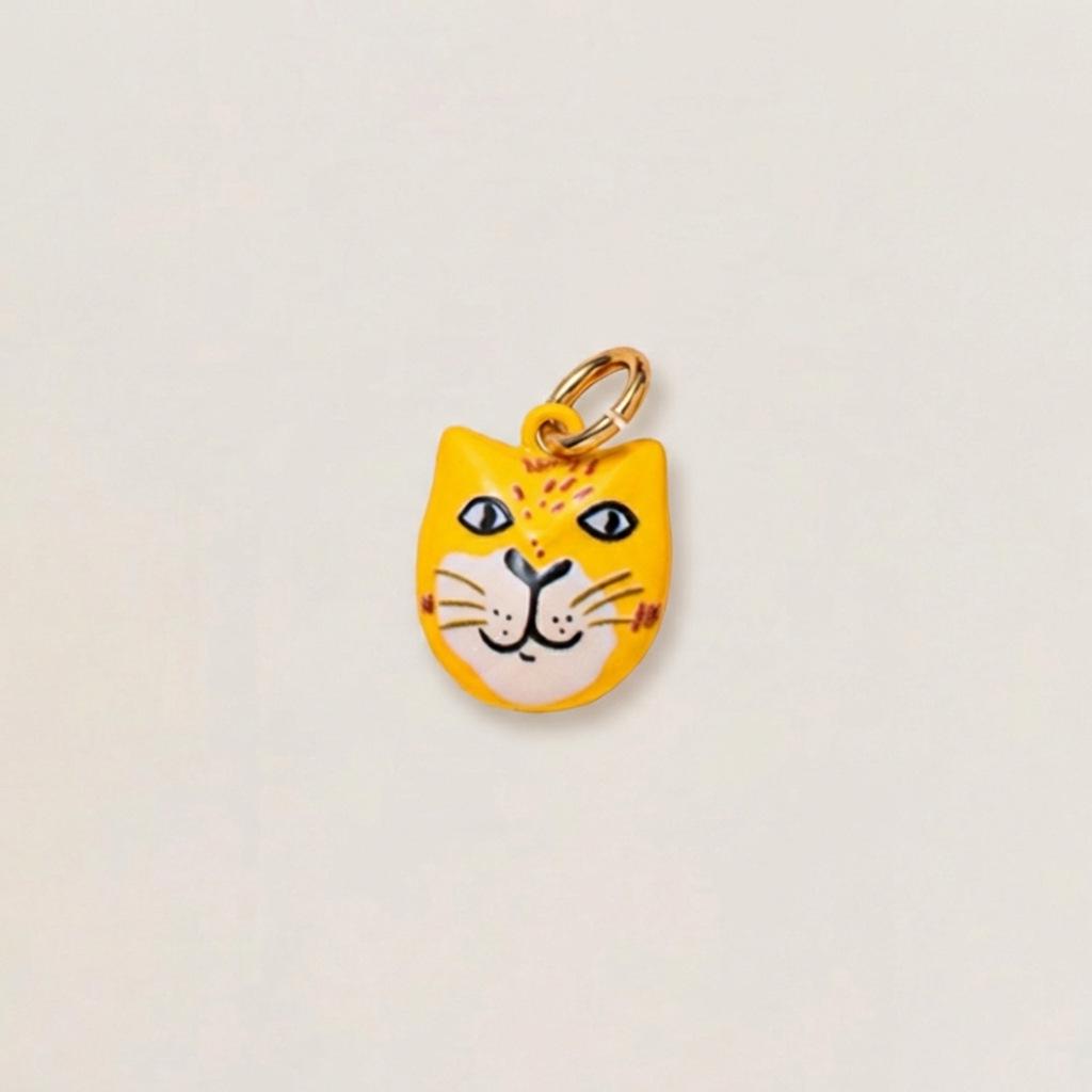 New Arrival Natural Animal & Mushroom Pendant, DIY 18K Gold Oil Painting with Color Retention