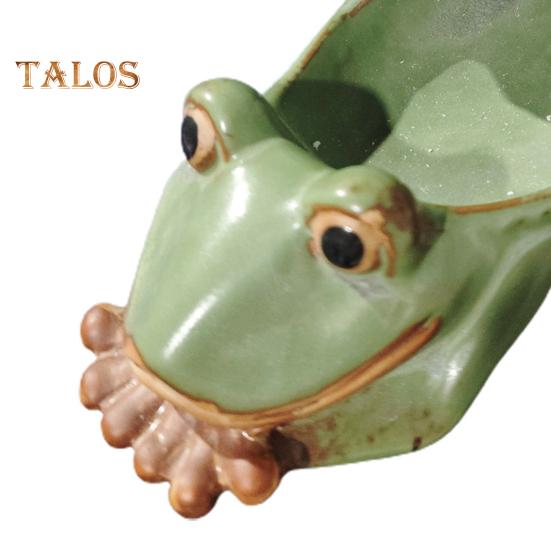 Krmítko pro včely ve tvaru žáby Roztomilé krmítko z keramické pryskyřice Zahradní hrníček na zalévání Sukulentní květináč pro venkovní zahradu Home Dekor