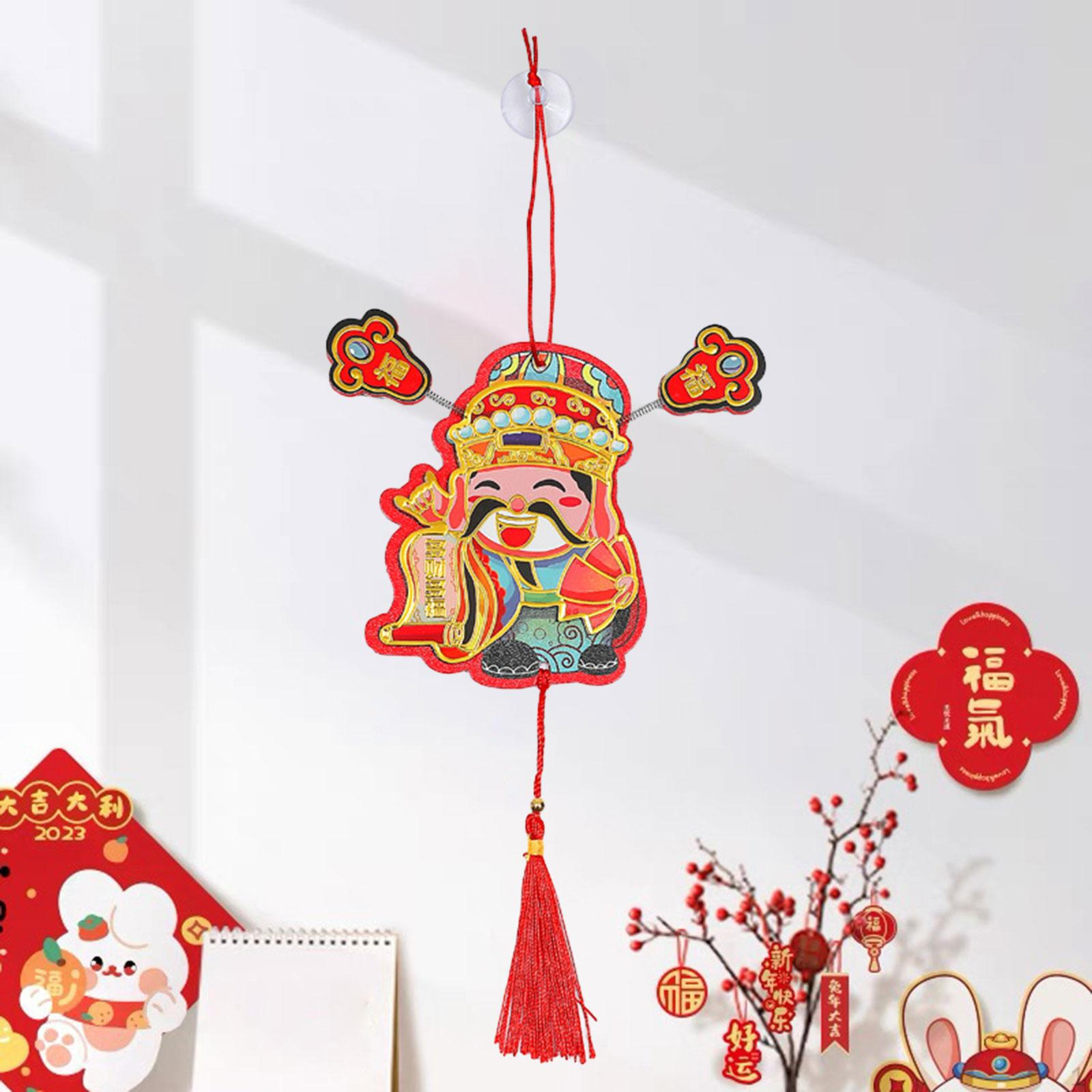 

Китайское богатство Бессмертные висячие украшения Весенний фестиваль 12,6-дюймовый длинный год для