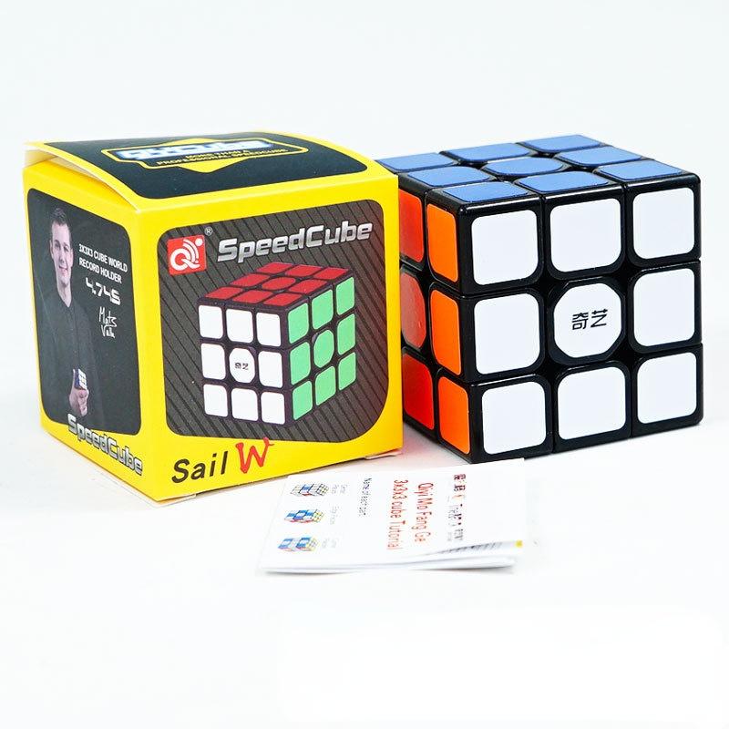 

Qiyi Professional Magic Cube Black Sticker Speed Puzzle Learnning Cubo Magico Toys Children Kid Gifts 3x3x3 4x4x4 5x5x5 for Kid Friendly Entertaining