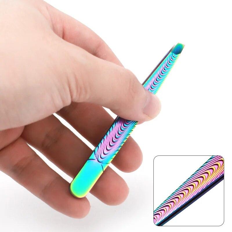 Eyebrows Tweezers Trimmer Professional Beard Eyelash Brow Hair Removal Plucker For Face Makeup Tool Man Or Women' Bag