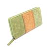 Karukuru Vegetable Series Round Zipper Long Wallet MOS-VG001 GreenCamel