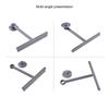 Multipurpose Shower Squeegee for Glass Door Shower Doors Bathroom Glass & Car Window With Suction Hook Cleaner Tool