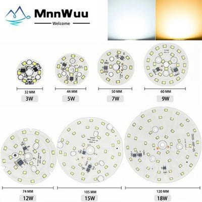 LED COB lustas 5W 7W 9W 12W 15W 18W SMD 2835 šviesos karoliukai AC 220V-240V "pasidaryk pats" skirtas Led Downlight šalto/šiltai balto apšvietimo prožektorius