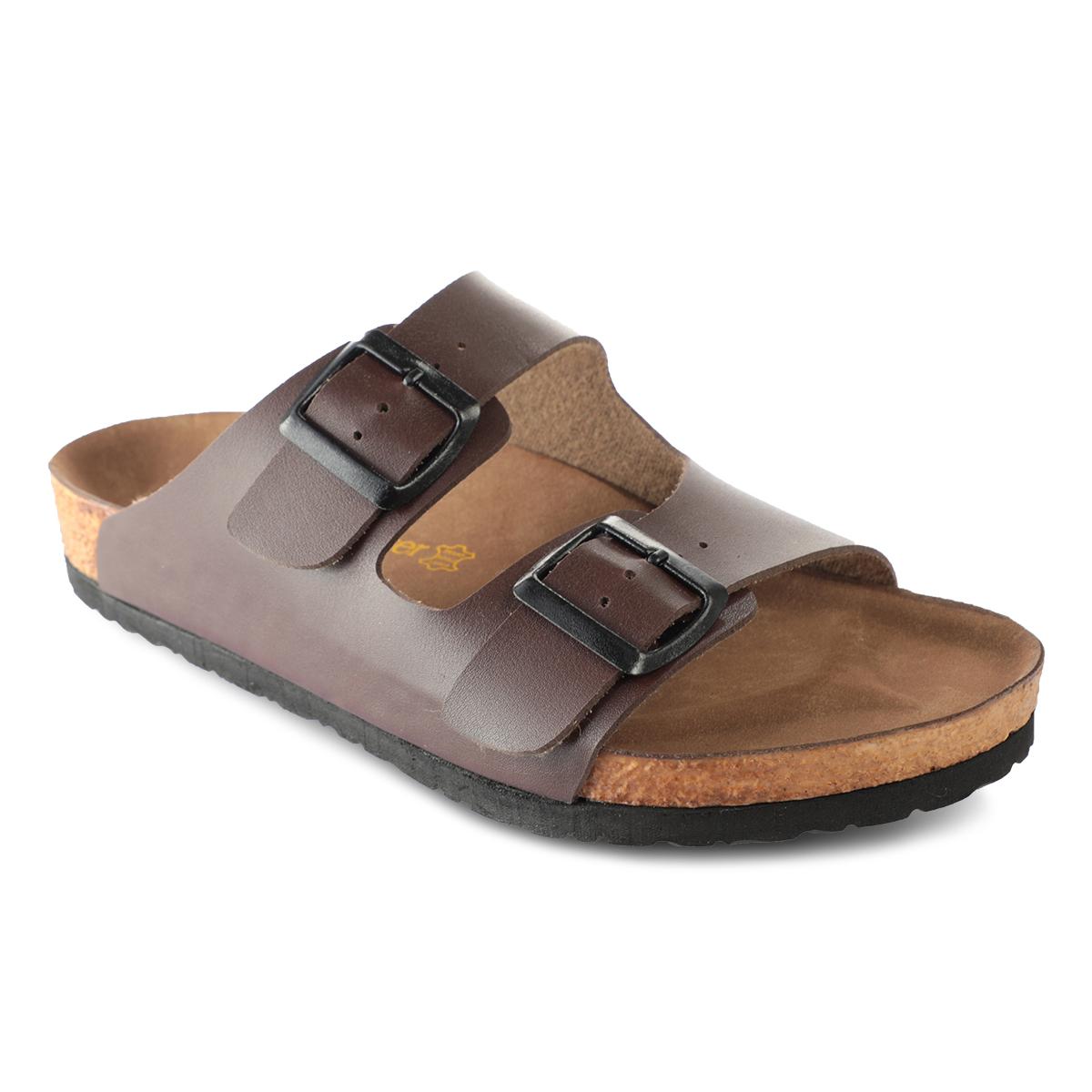 

LENS-Brown Men s Slippers 40 кофейный