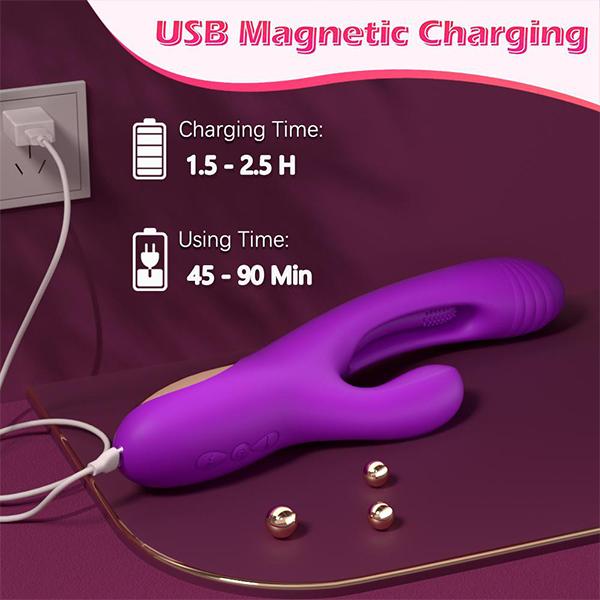 3-in-1 Female Vacuum Vibrator G-Spot Slap Clit Vibrator Sex Toy For Female